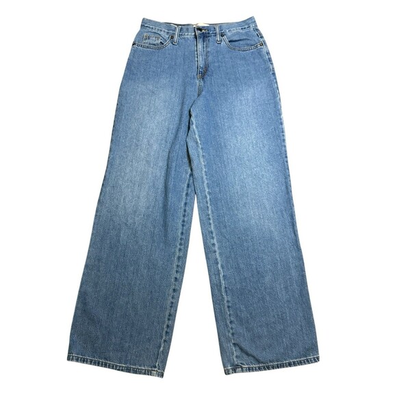 Universal Thread Relaxed Wide Leg Jeans Womens 4 High Rise Lightweight Denim - Picture 4 of 8